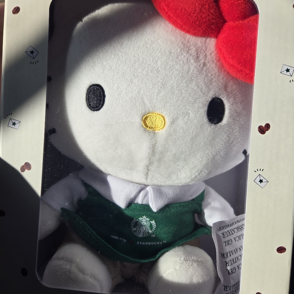 Starbucks X Hello Kitty Barista Plush Doll 2025